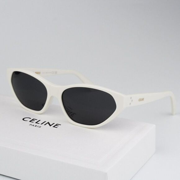 NEW Celine CL40251U 25A White Grey Cat Eye Women Sunglasses CL 40251U main image 10